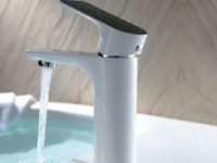 Installation of faucet in bathroom washbasin